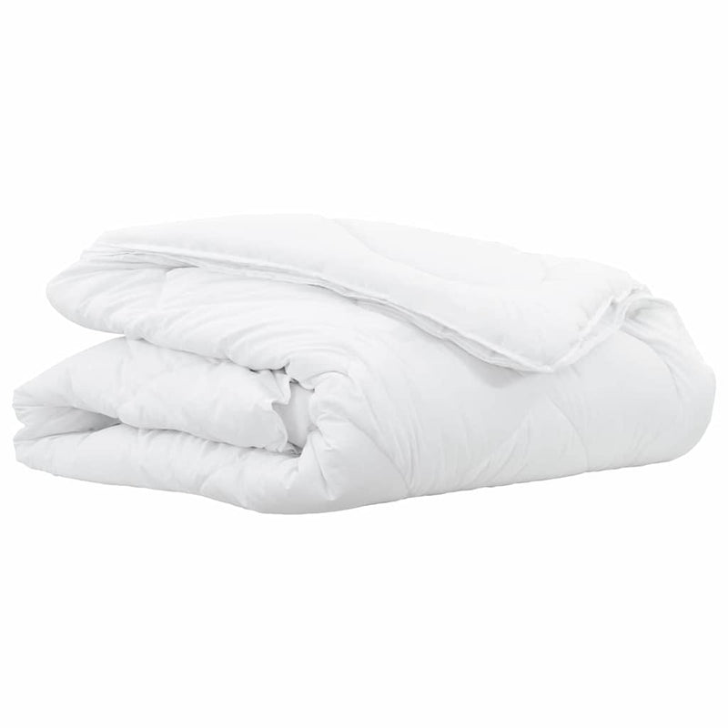 Load image into Gallery viewer, Vidaxl 2-in-1 dekbed wit 155 x 220 cm polyester