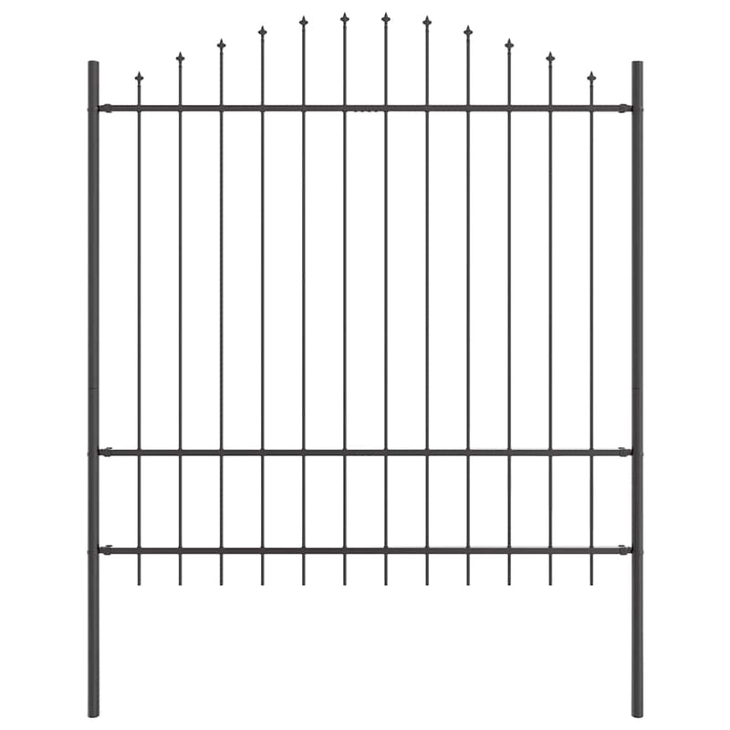 Load image into Gallery viewer, Vidaxl tuinhek grijs 170 x 215 cm gepoedercoat staal