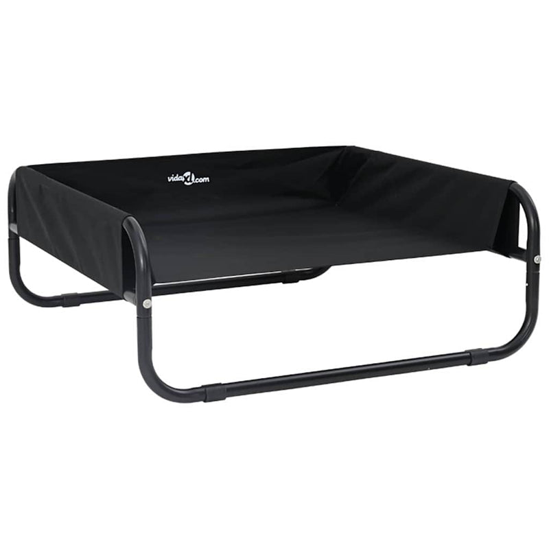 Load image into Gallery viewer, Vidaxl hondenbed zwart 75 x 75 x 30 cm staal