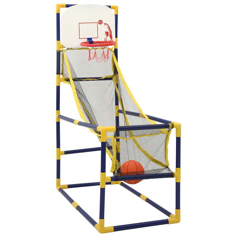 Load image into Gallery viewer, Vidaxl arcade basketbalset met bal en pomp 45x86x127 cm