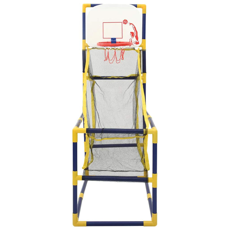 Load image into Gallery viewer, Vidaxl arcade basketbalset met bal en pomp 45x86x127 cm