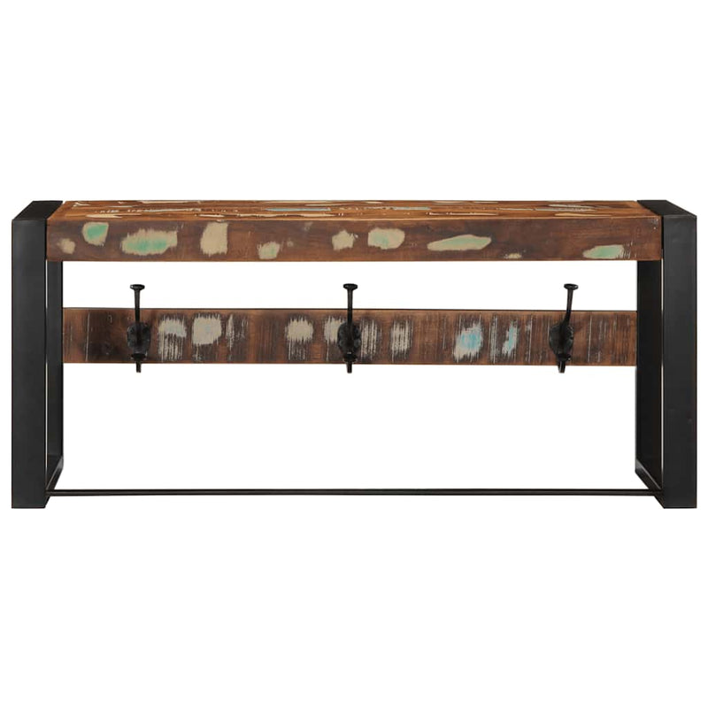 Load image into Gallery viewer, Vidaxl kapstok 80x35x35 cm massief gerecycled hout meerkleurig