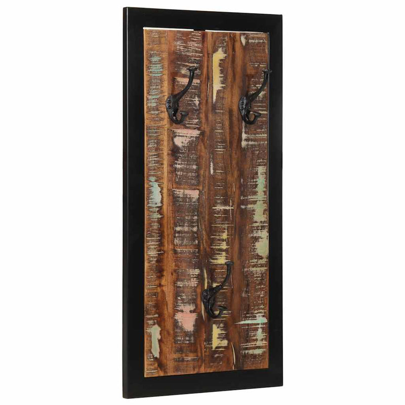 Load image into Gallery viewer, Vidaxl kapstok 40x2x80 cm massief gerecycled hout meerkleurig