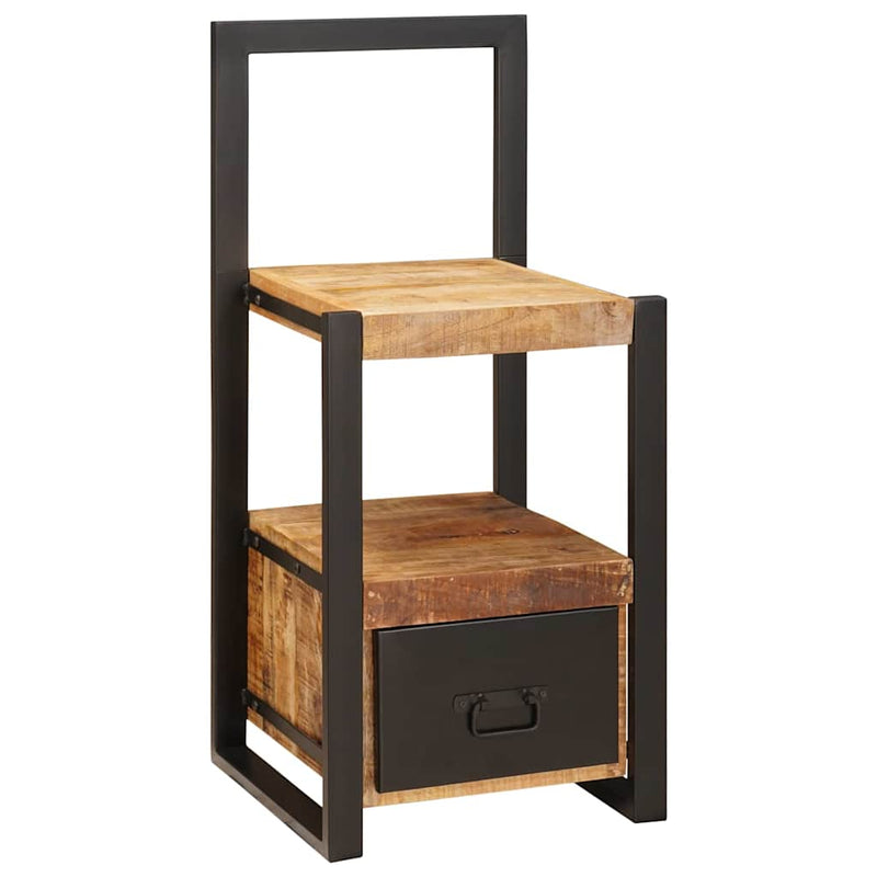 Load image into Gallery viewer, Vidaxl kledinghouder met lade bruin 40 x 40 x 90 cm massief mango hout