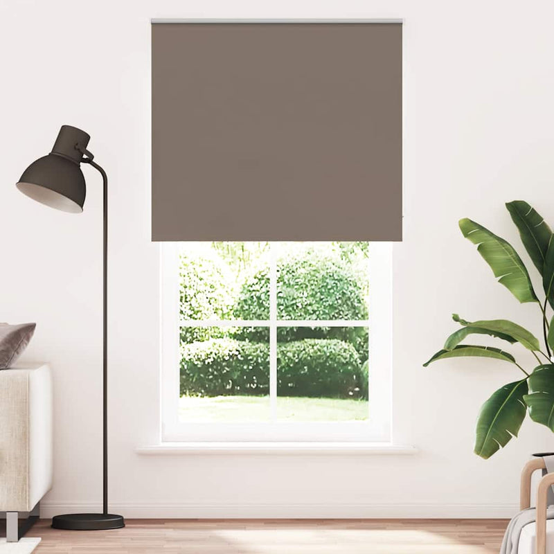 Load image into Gallery viewer, Vidaxl rolgordijn verduisterend koffie 125x230 cm stofbreedte 121,6 cm