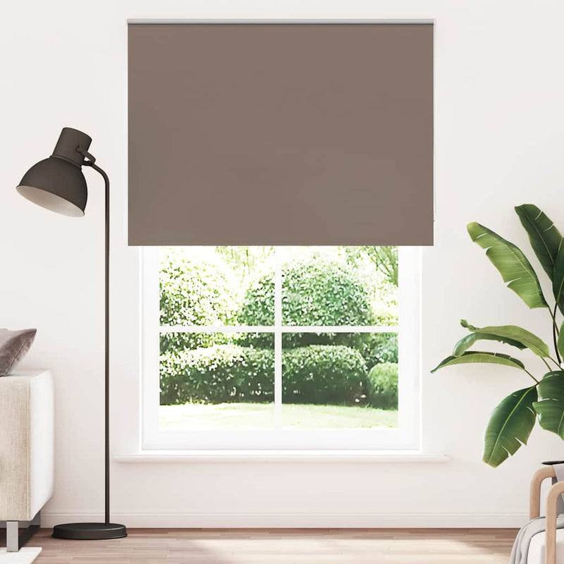 Load image into Gallery viewer, Vidaxl rolgordijn verduisterend koffie 155x230 cm stofbreedte 151,6 cm