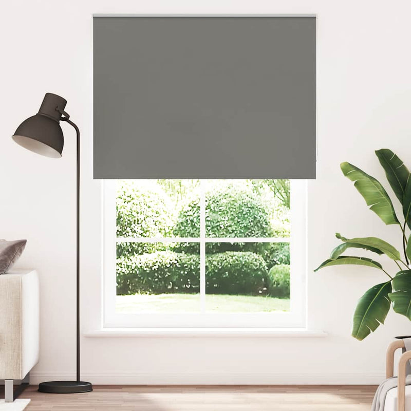 Load image into Gallery viewer, Vidaxl rolgordijn verduisterend 160x230 cm stofbreedte 156,6 cm grijs