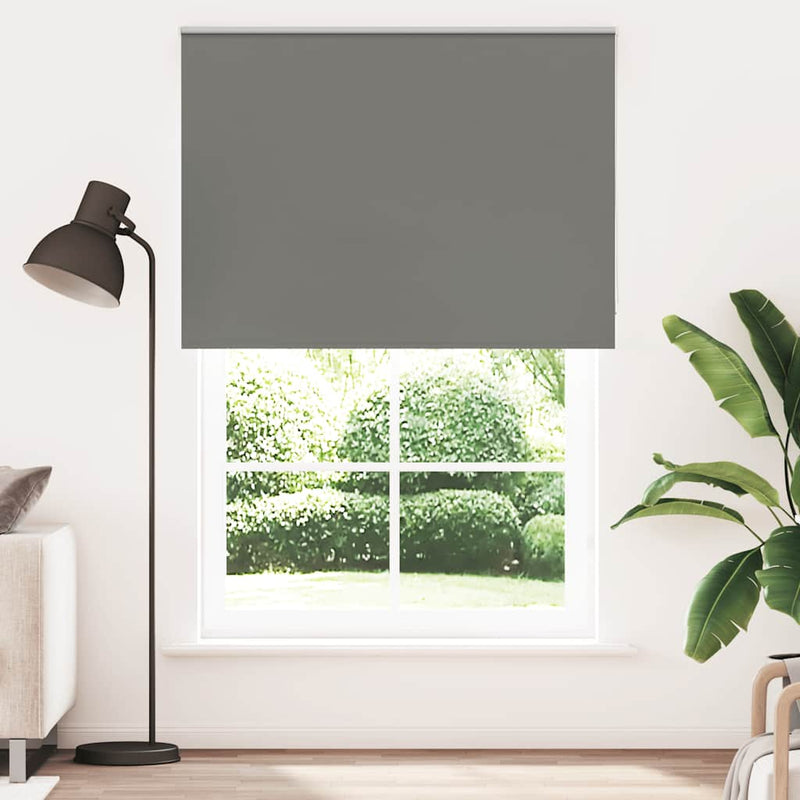 Load image into Gallery viewer, Vidaxl rolgordijn verduisterend 165x230 cm stofbreedte 161,6 cm grijs