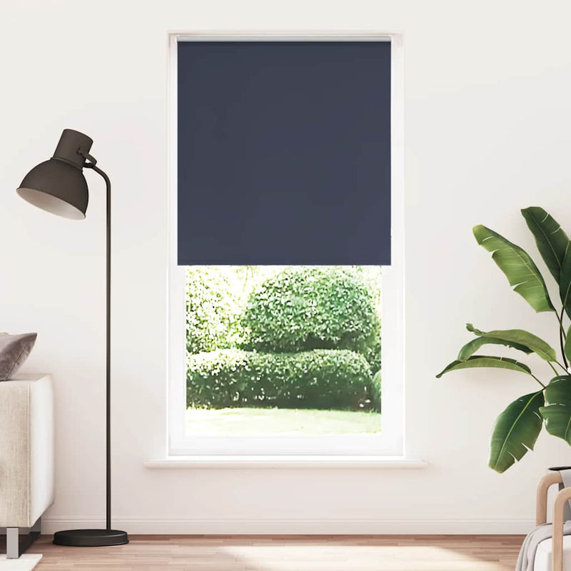 Load image into Gallery viewer, Vidaxl rolgordijn verduisterend 115x210 cm stofbreedte 110,7 cm blauw