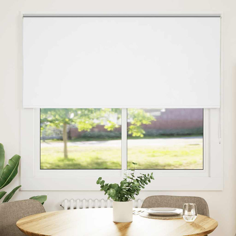 Load image into Gallery viewer, Vidaxl rolgordijn verduisterend 165x130 cm stofbreedte 161,6 cm wit