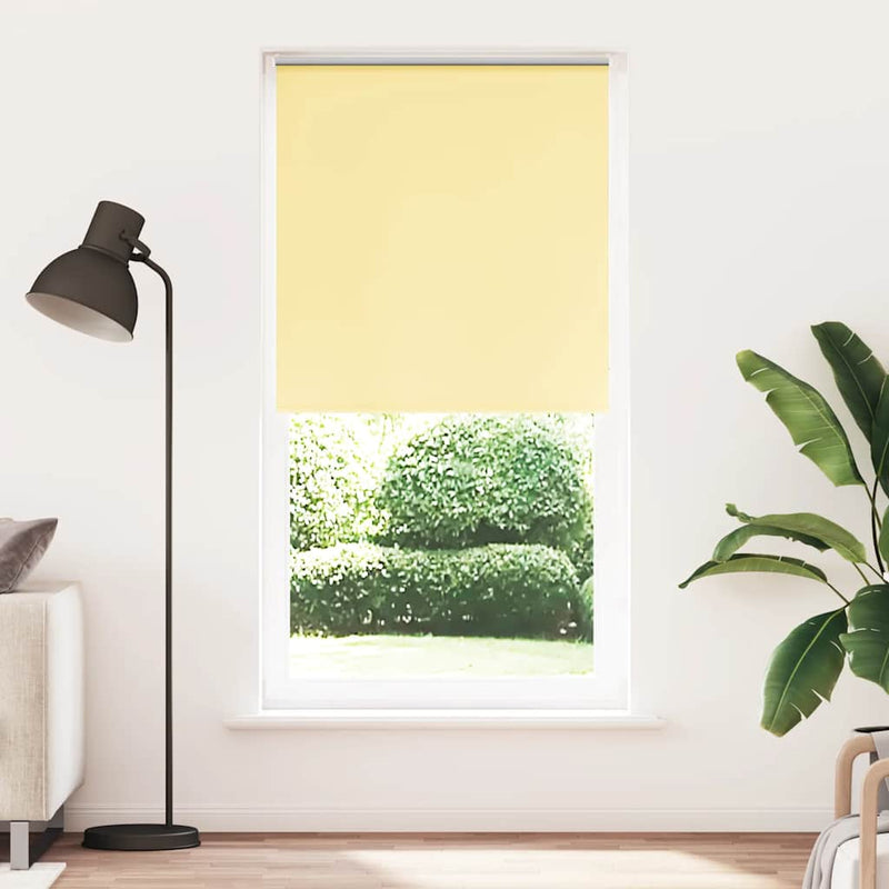 Load image into Gallery viewer, Vidaxl rolgordijn verduisterend 105x230 cm stofbreedte 100,7 cm geel