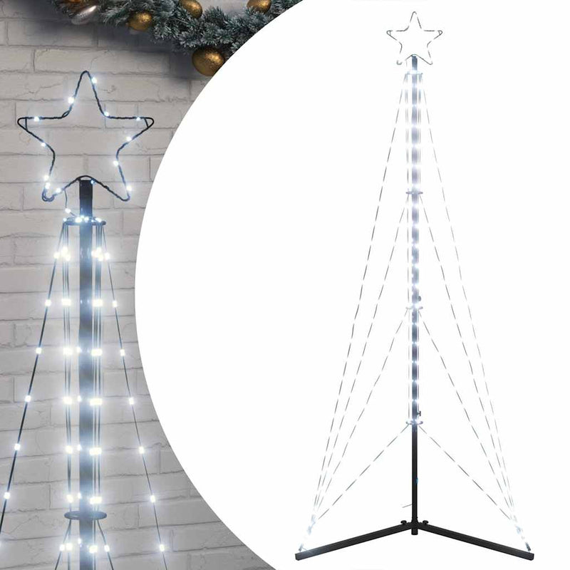 Afbeelding laden in galerijviewer, Vidaxl led-kerstboom 363 leds koud wit 182 cm