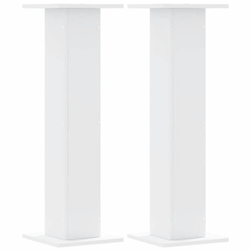 Load image into Gallery viewer, Vidaxl plantenstandaards 2 st 30x30x95 cm bewerkt hout wit