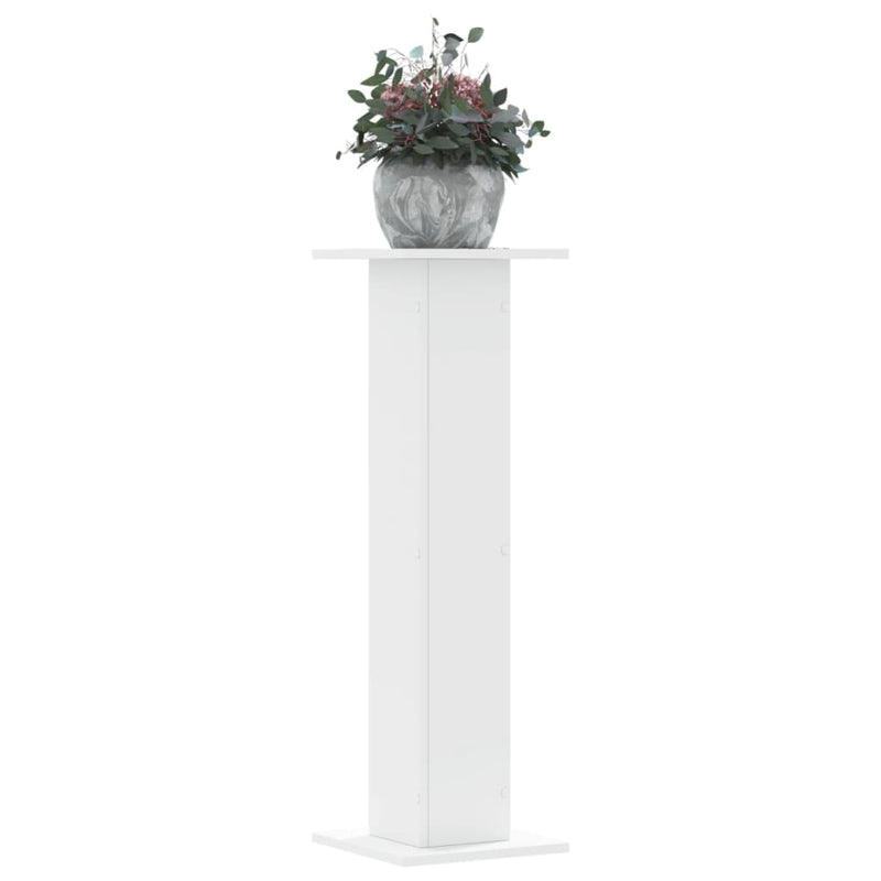 Load image into Gallery viewer, Vidaxl plantenstandaards 2 st 30x30x95 cm bewerkt hout wit