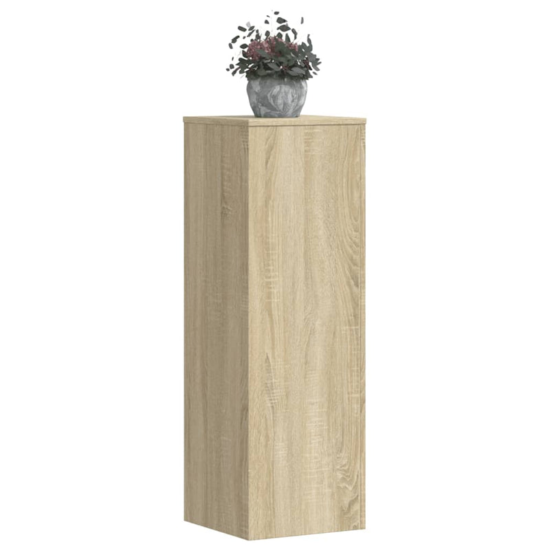 Load image into Gallery viewer, VidaXL Plantenstandaards 2 st 33x33x100 cm bewerkt hout sonoma eiken