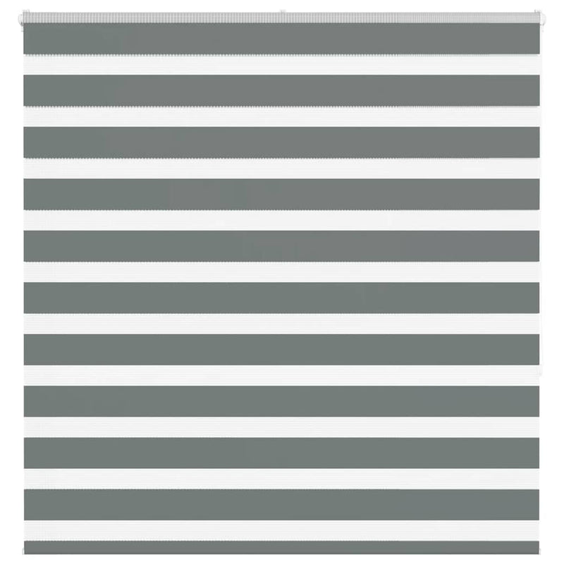 Load image into Gallery viewer, Vidaxl zebra rolgordijn 145x150 cm stofbreedte 140,9 cm donkergrijs