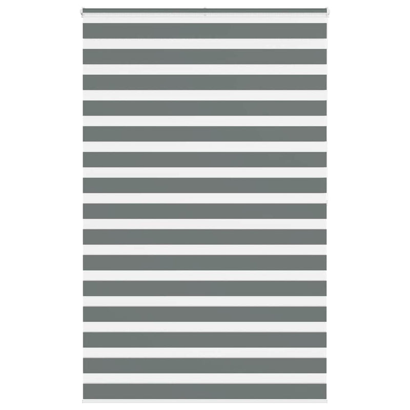 Load image into Gallery viewer, Vidaxl zebra rolgordijn 150x200 cm stofbreedte 145,9 cm donkergrijs