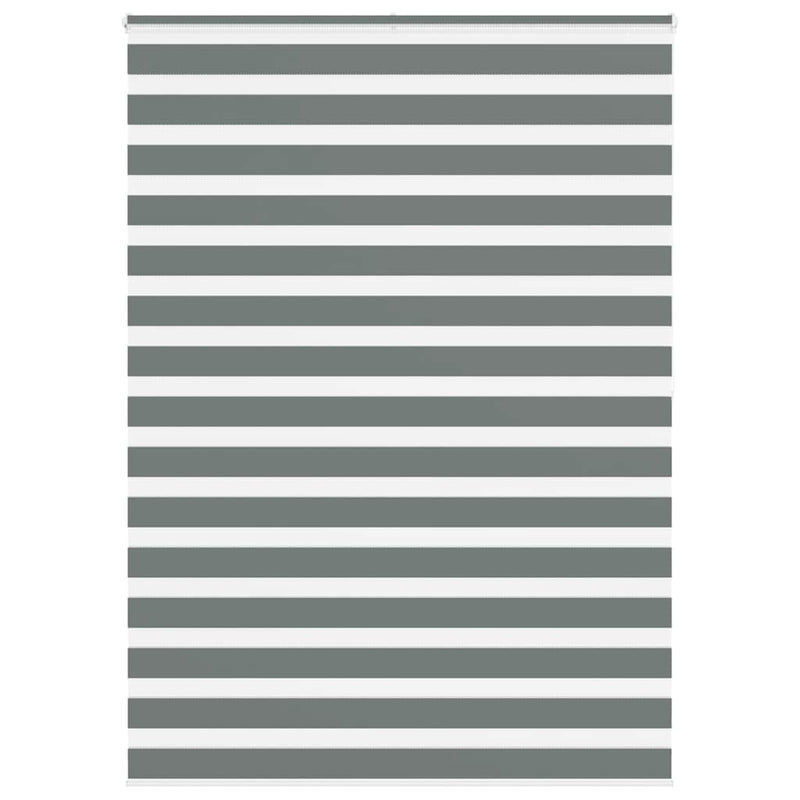 Load image into Gallery viewer, Vidaxl zebra rolgordijn 165x200 cm stofbreedte 160,9 cm donkergrijs