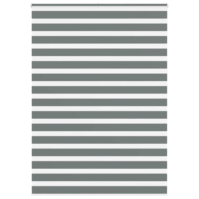 Load image into Gallery viewer, Vidaxl zebra rolgordijn 155x230 cm stofbreedte 150,9 cm donkergrijs