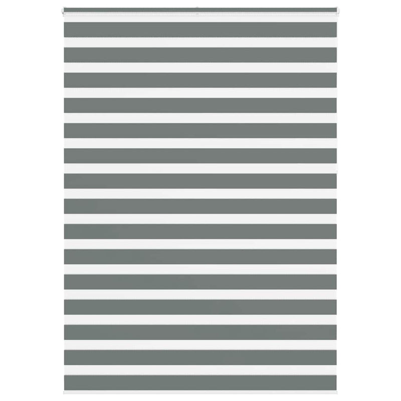 Load image into Gallery viewer, Vidaxl zebra rolgordijn 165x230 cm stofbreedte 160,9 cm donkergrijs