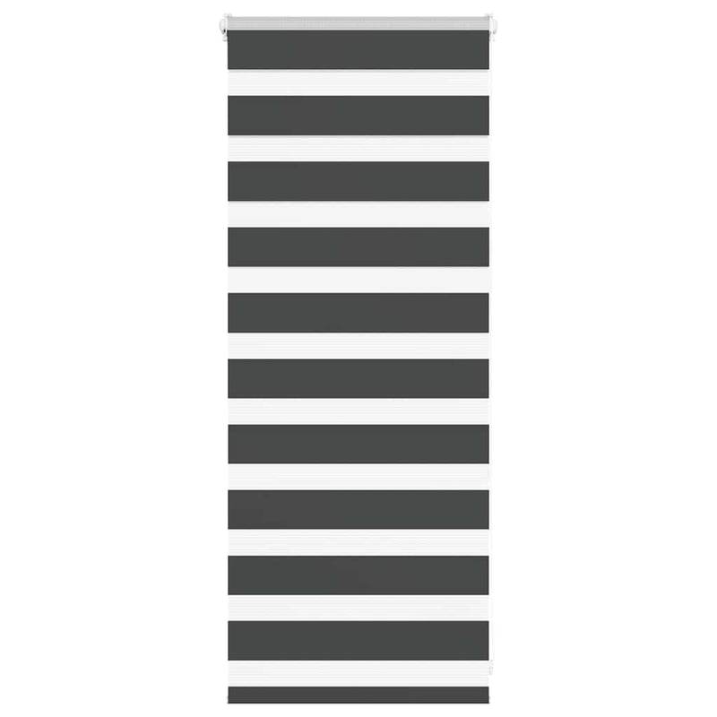 Load image into Gallery viewer, Vidaxl zebra rolgordijn 65x100 cm stofbreedte 60,9 cm zwart