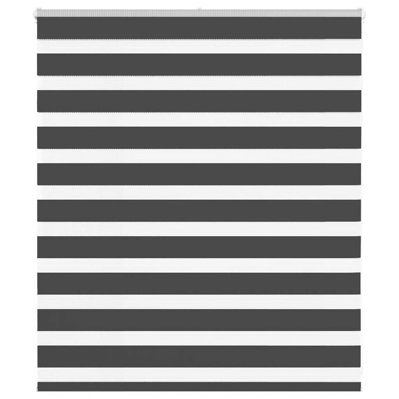 Load image into Gallery viewer, Vidaxl zebra rolgordijn 120x100 cm stofbreedte 115,9 cm zwart