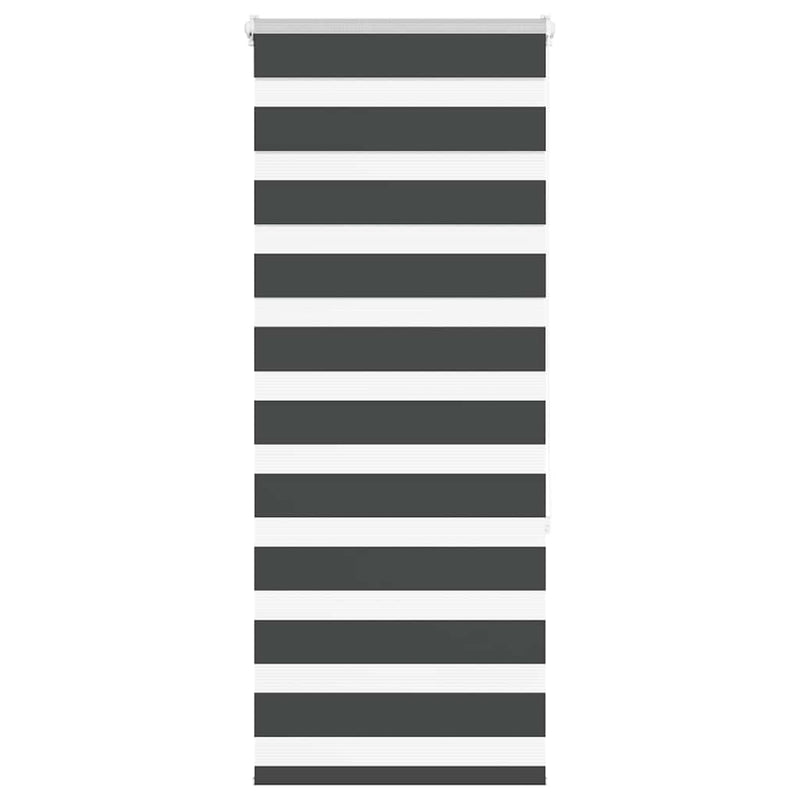 Load image into Gallery viewer, Vidaxl zebra rolgordijn 55x150 cm stofbreedte 50,9 cm zwart