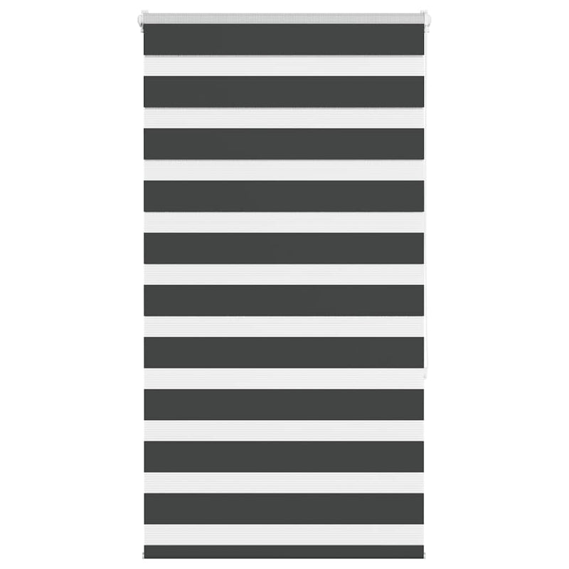 Load image into Gallery viewer, Vidaxl zebra rolgordijn 80x150 cm stofbreedte 75,9 cm zwart