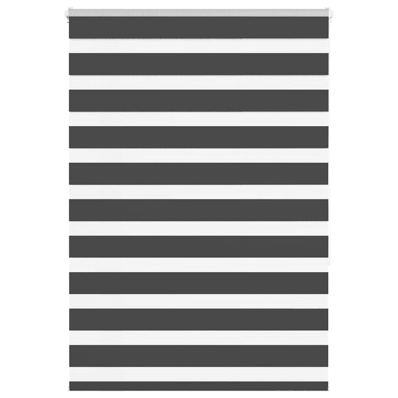 Load image into Gallery viewer, Vidaxl zebra rolgordijn 115x150 cm stofbreedte 110,9 cm zwart