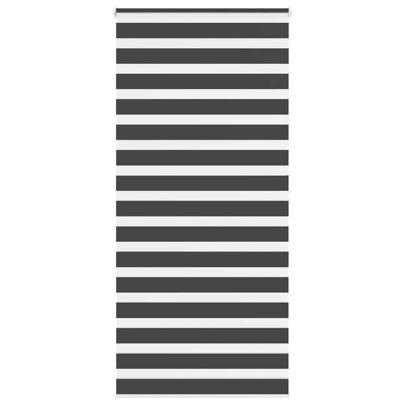 Load image into Gallery viewer, Vidaxl zebra rolgordijn 95x200 cm stofbreedte 90,9 cm zwart