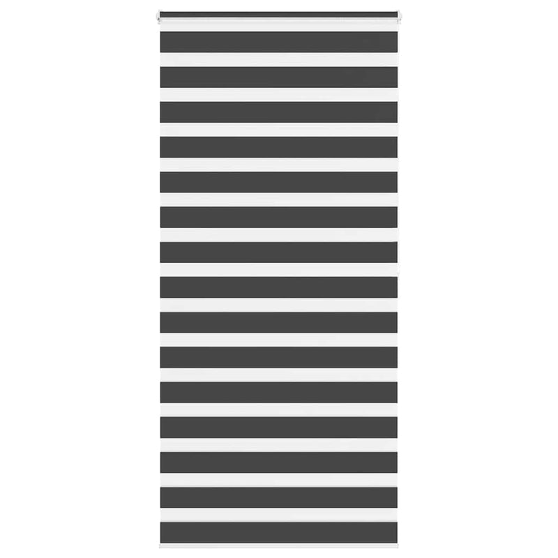 Load image into Gallery viewer, Vidaxl zebra rolgordijn 105x200 cm stofbreedte 100,9 cm zwart