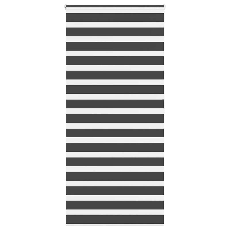 Load image into Gallery viewer, Vidaxl zebra rolgordijn 115x200 cm stofbreedte 110,9 cm zwart