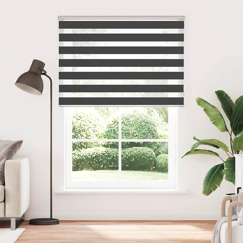 Load image into Gallery viewer, Vidaxl zebra rolgordijn 155x230 cm stofbreedte 150,9 cm zwart