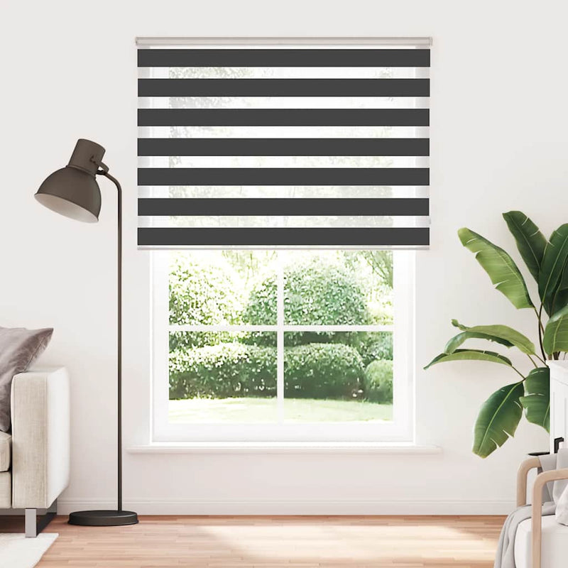 Load image into Gallery viewer, Vidaxl zebra rolgordijn 165x230 cm stofbreedte 160,9 cm zwart