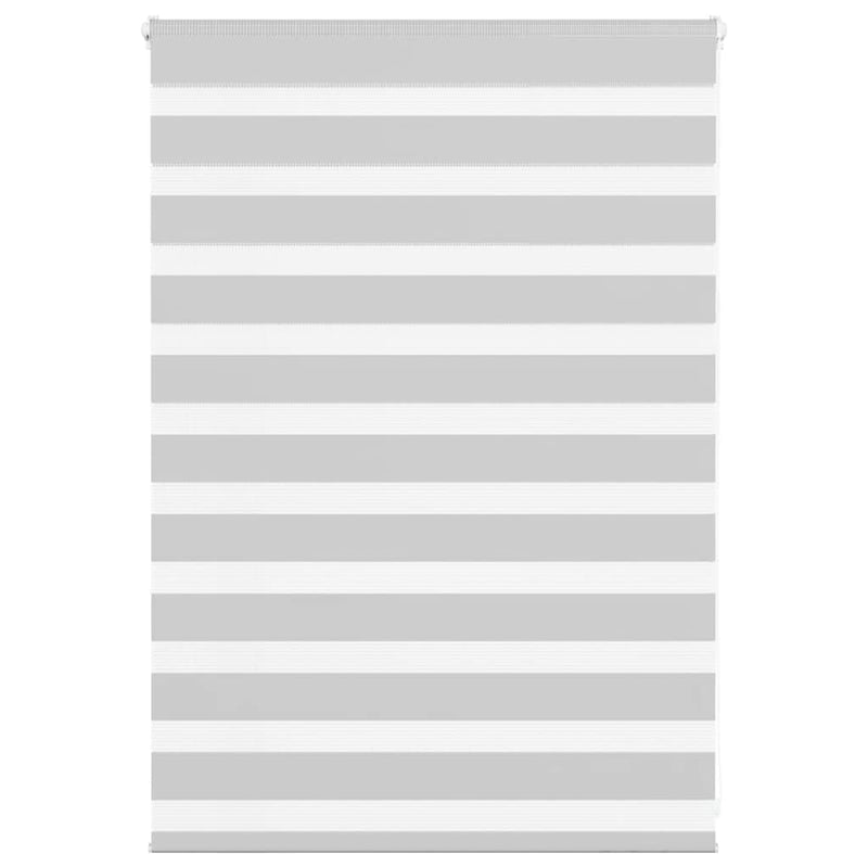 Load image into Gallery viewer, Vidaxl zebra rolgordijn 115x100 cm stofbreedte 110,9 cm lichtgrijs