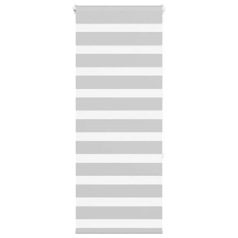 Load image into Gallery viewer, Vidaxl zebra rolgordijn 60x150 cm stofbreedte 55,9 cm lichtgrijs