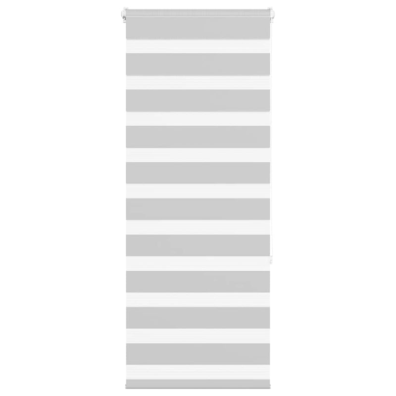 Load image into Gallery viewer, Vidaxl zebra rolgordijn 65x150 cm stofbreedte 60,9 cm lichtgrijs