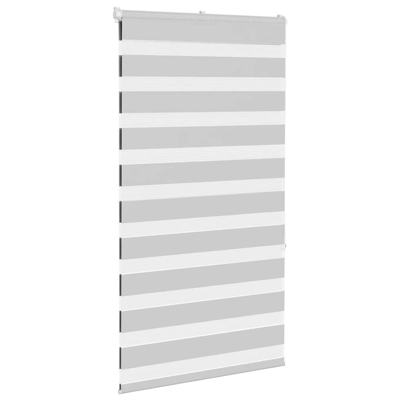 Load image into Gallery viewer, Vidaxl zebra rolgordijn 85x150 cm stofbreedte 80,9 cm lichtgrijs