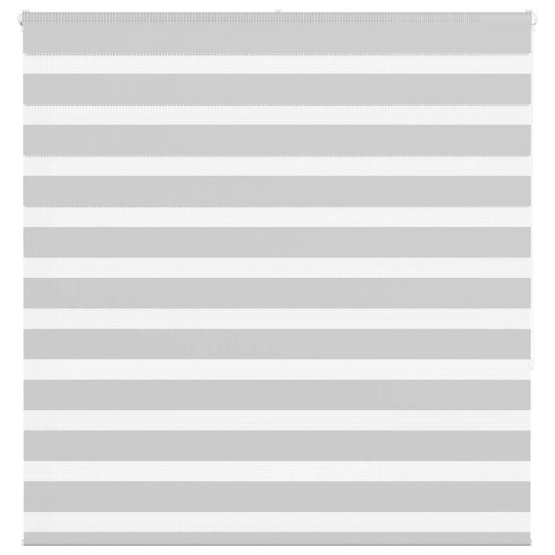 Load image into Gallery viewer, Vidaxl zebra rolgordijn 140x150 cm stofbreedte 135,9 cm lichtgrijs