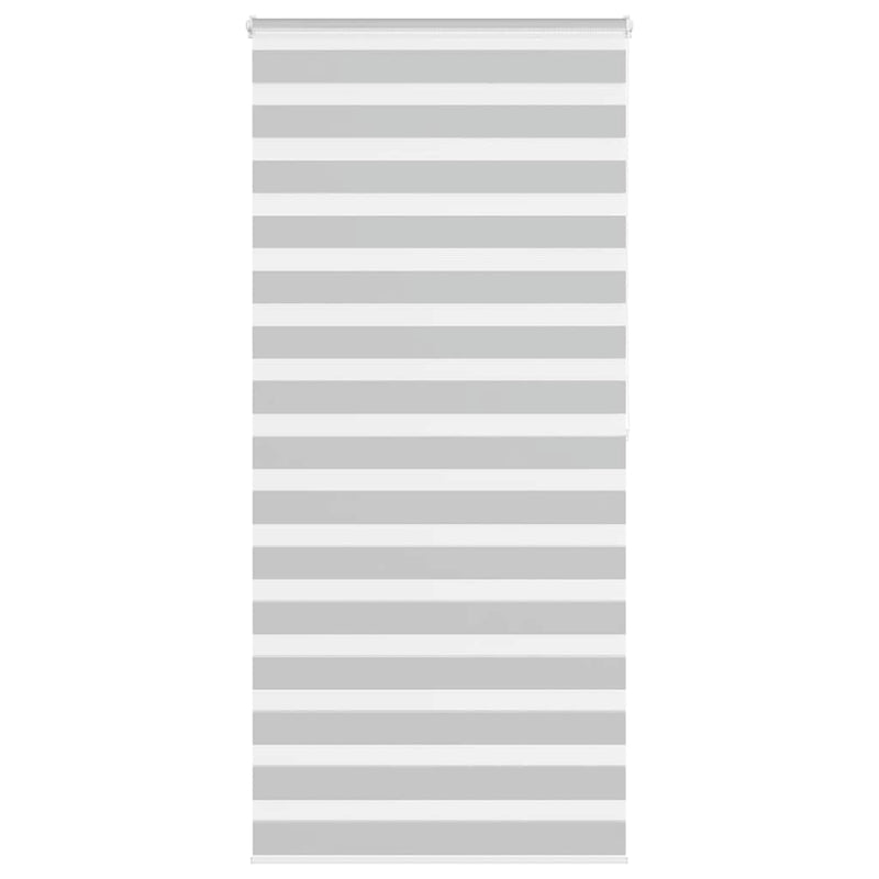 Load image into Gallery viewer, Vidaxl zebra rolgordijn 110x200 cm stofbreedte 105,9 cm lichtgrijs