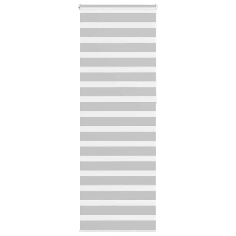 Load image into Gallery viewer, Vidaxl zebra rolgordijn 80x230 cm stofbreedte 75,9 cm lichtgrijs