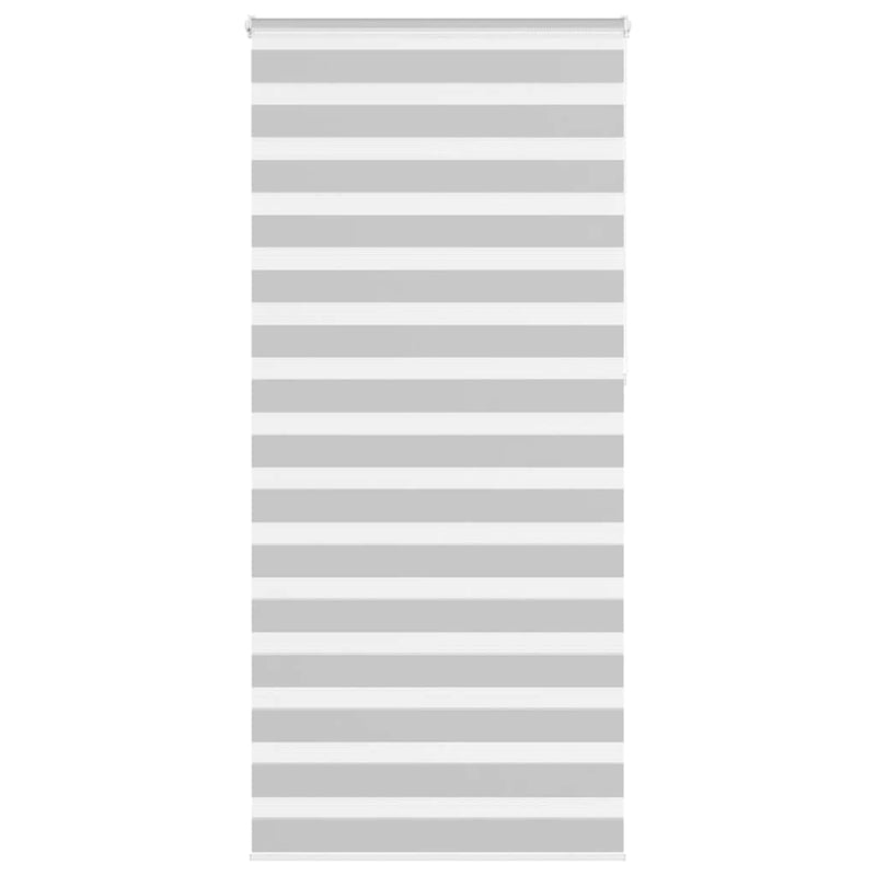 Load image into Gallery viewer, Vidaxl zebra rolgordijn 105x230 cm stofbreedte 100,9 cm lichtgrijs