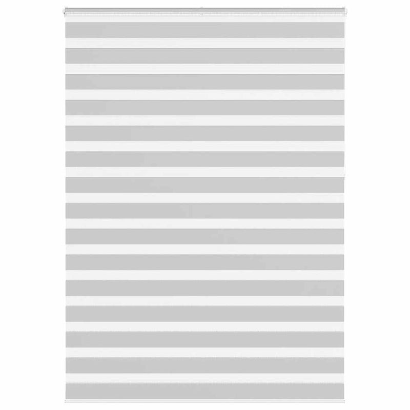 Load image into Gallery viewer, Vidaxl zebra rolgordijn 165x230 cm stofbreedte 160,9 cm lichtgrijs