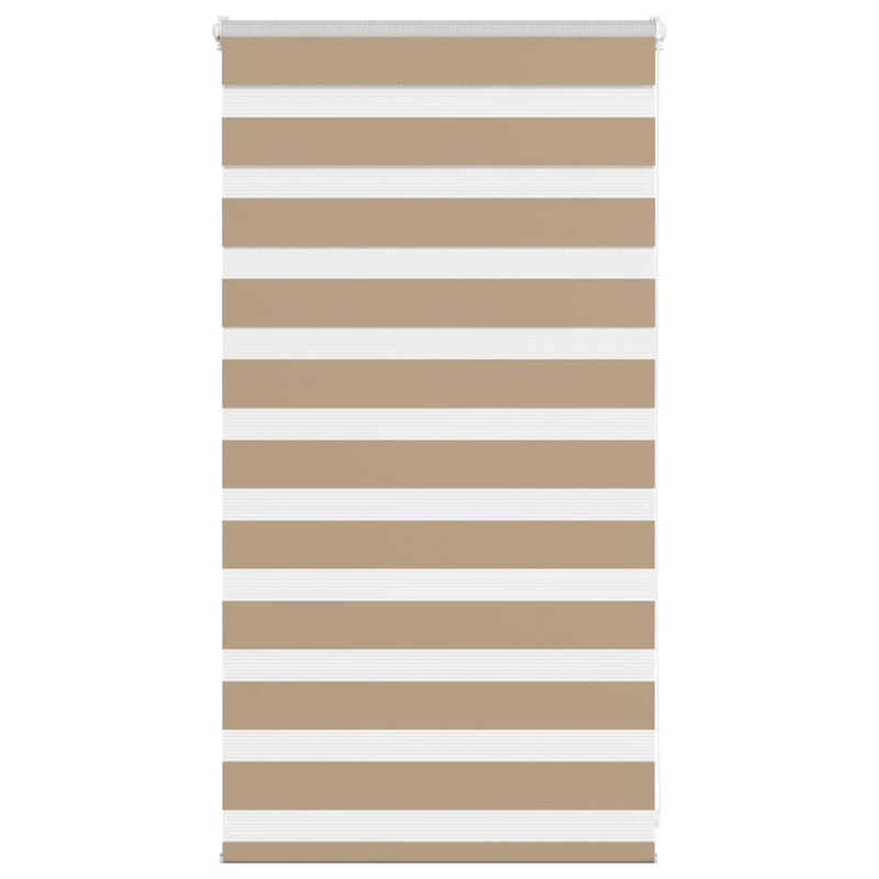 Load image into Gallery viewer, Vidaxl zebra blind 80x100 cm stofbreedte 75,9 cm polyester zandbruin