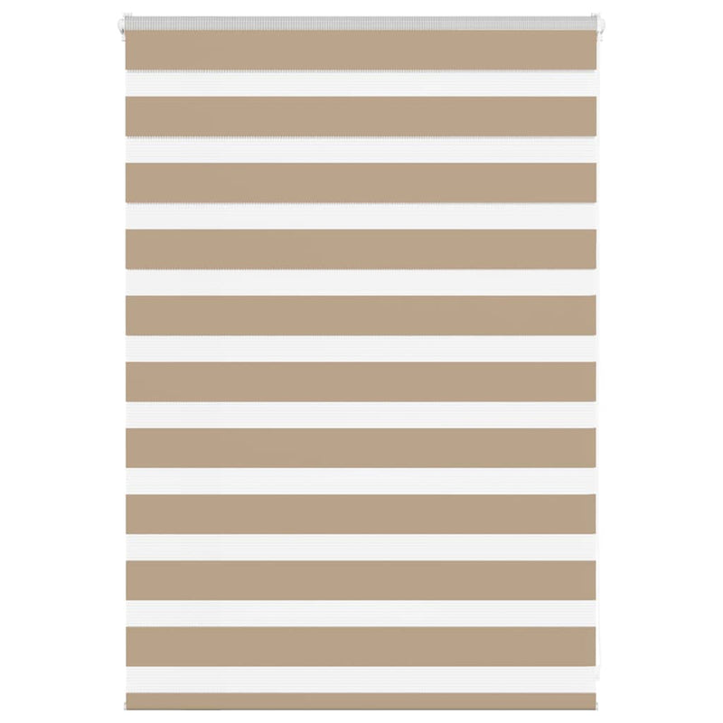 Load image into Gallery viewer, Vidaxl zebra blind 95x100 cm stofbreedte 90,9 cm polyester zandbruin