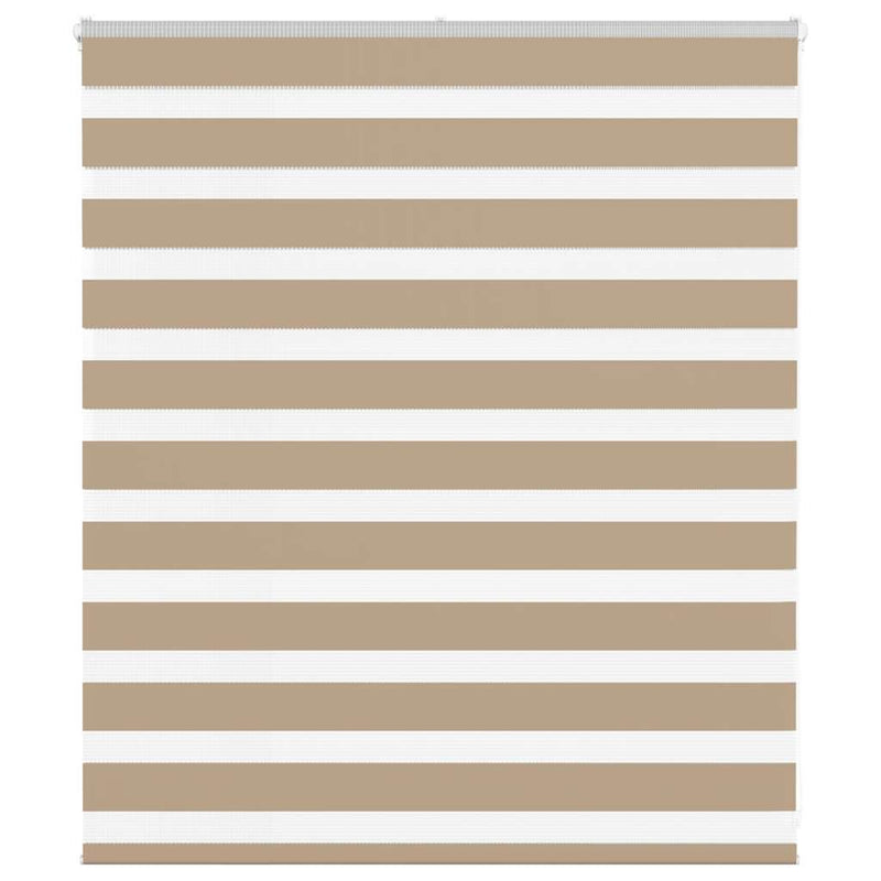 Load image into Gallery viewer, Vidaxl zebra blind 120x100 cm stofbreedte 115,9 cm polyester zandbruin