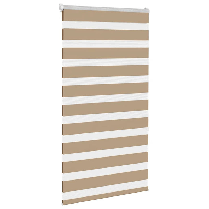 Load image into Gallery viewer, Vidaxl zebra blind 75x150 cm stofbreedte 70,9 cm polyester zandbruin