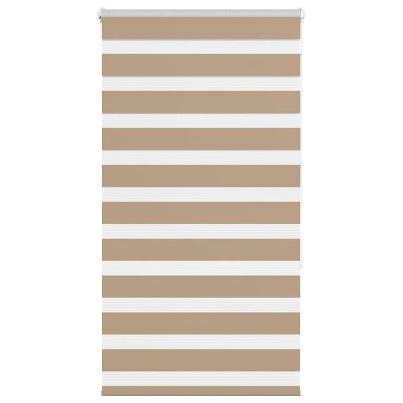 Load image into Gallery viewer, Vidaxl zebra blind 85x150 cm stofbreedte 80,9 cm polyester zandbruin