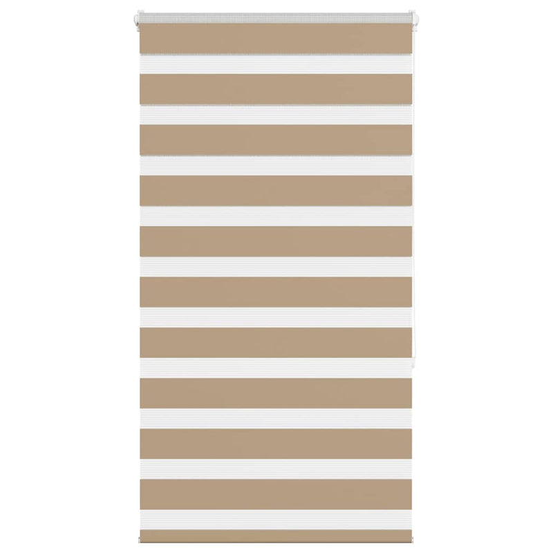 Load image into Gallery viewer, Vidaxl zebra blind 90x150 cm stofbreedte 85,9 cm polyester zandbruin
