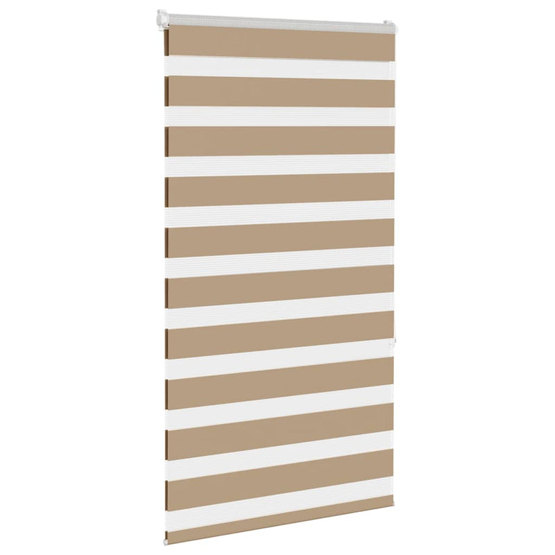 Load image into Gallery viewer, Vidaxl zebra blind 90x150 cm stofbreedte 85,9 cm polyester zandbruin